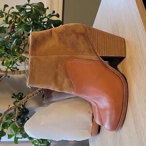 rag & bone KENDALL Tonal Block Suede  & Leather booties